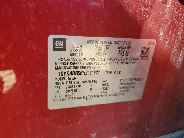 2017 CADILLAC XT5 LUXURY  