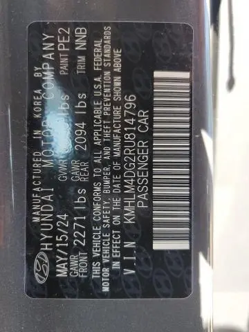 2024 HYUNDAI ELANTRA SEL  