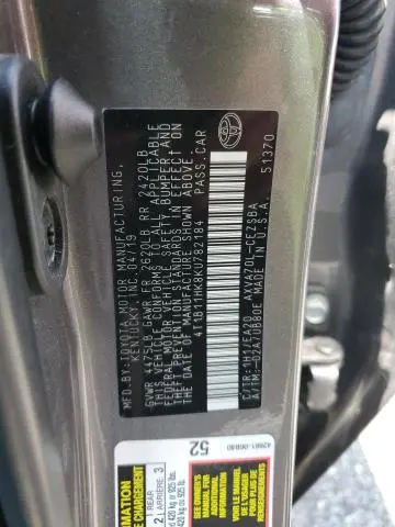 2019 TOYOTA CAMRY L  