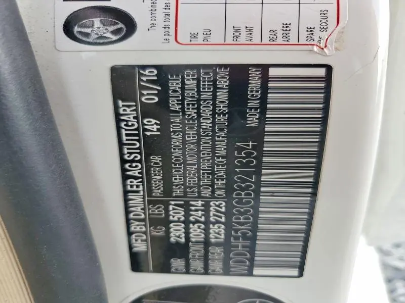 2016 MERCEDES-BENZ E 350  