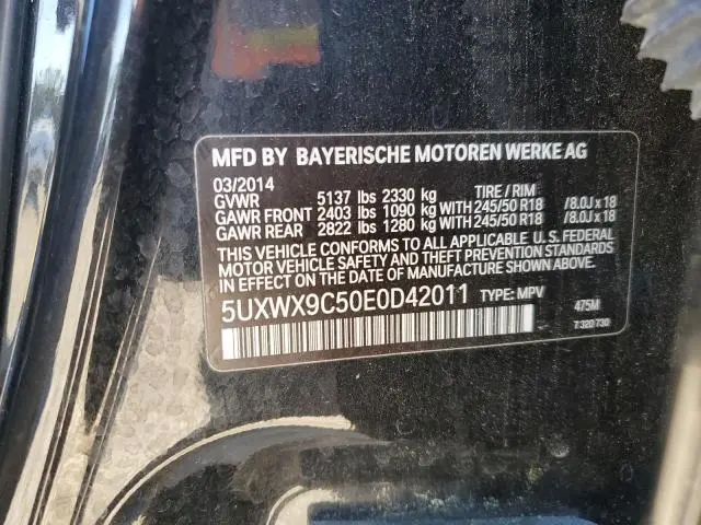 2014 BMW X3 XDRIVE28I  