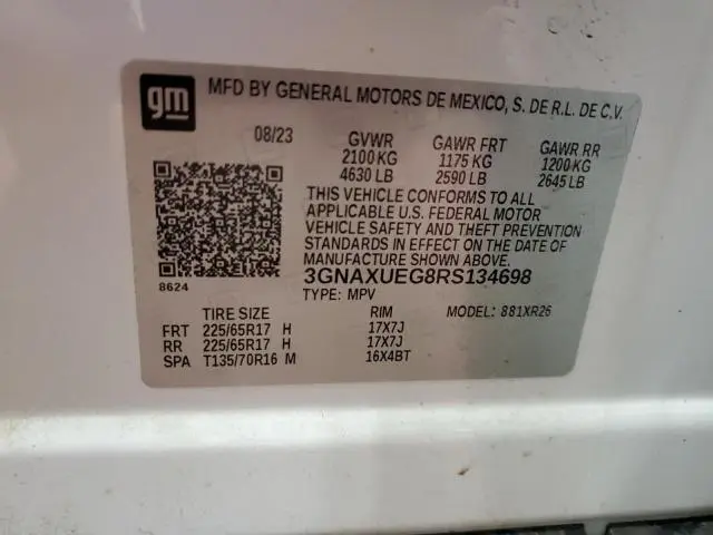 2024 CHEVROLET EQUINOX LT  