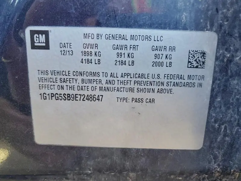 2014 CHEVROLET CRUZE LTZ  