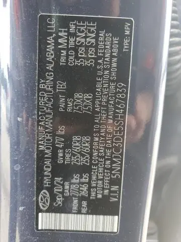 2025 HYUNDAI TUCSON SEL  