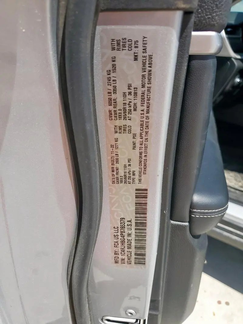 2023 JEEP GRAND CHEROKEE LIMITED  
