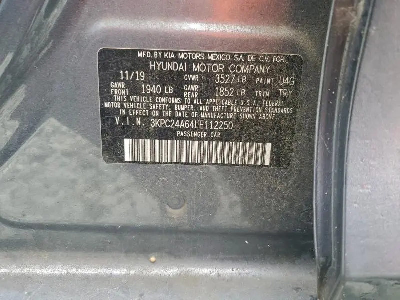 2020 HYUNDAI ACCENT SE  