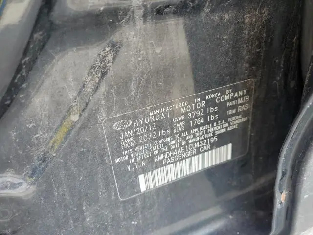 2012 HYUNDAI ELANTRA GLS  