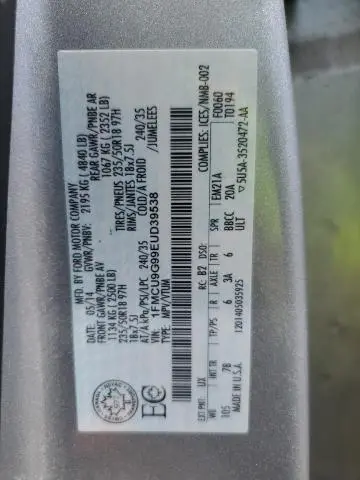 2014 FORD ESCAPE SE  