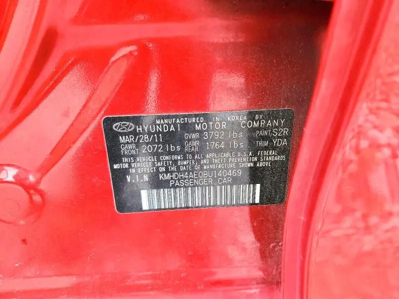 2011 HYUNDAI ELANTRA GLS  