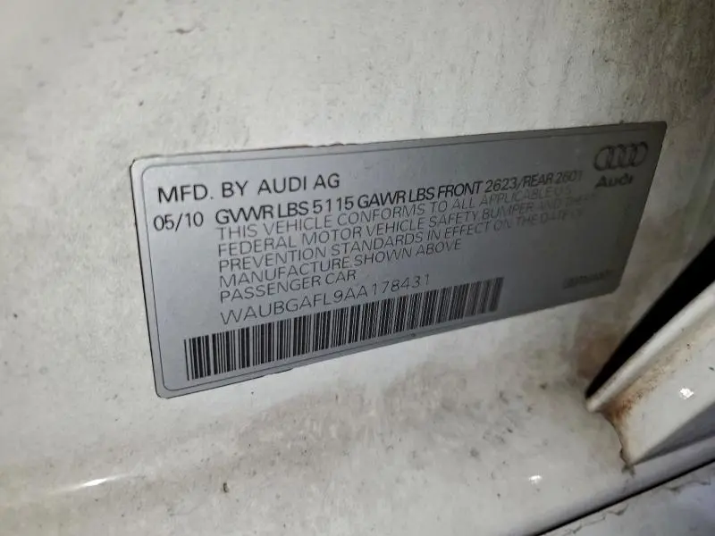 2010 AUDI S4 PREMIUM PLUS  