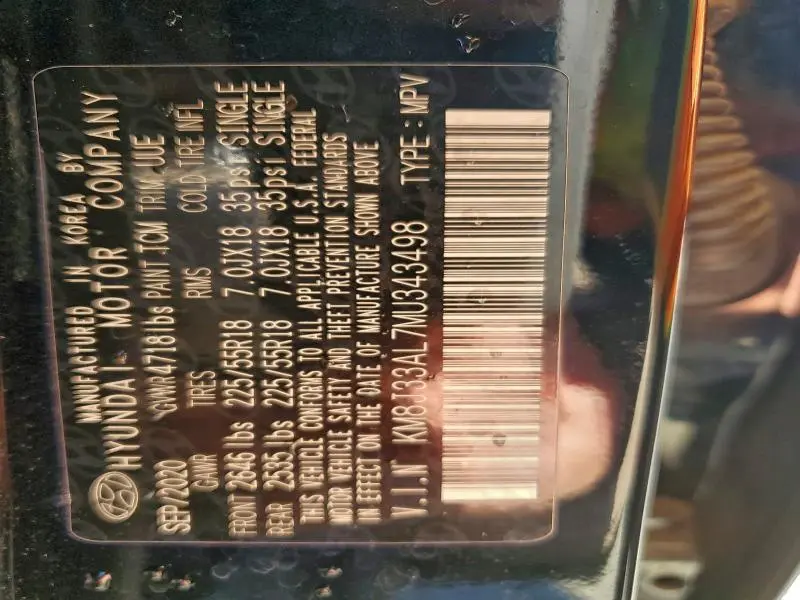 2021 HYUNDAI TUCSON LIMITED  