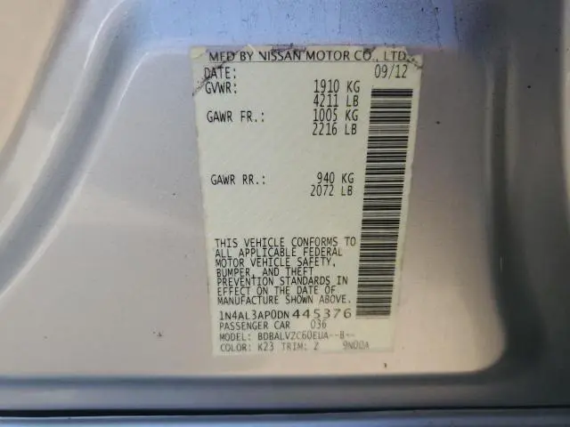 2013 NISSAN ALTIMA 2.5  