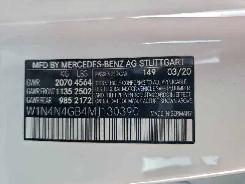 2021 MERCEDES-BENZ GLA 250  