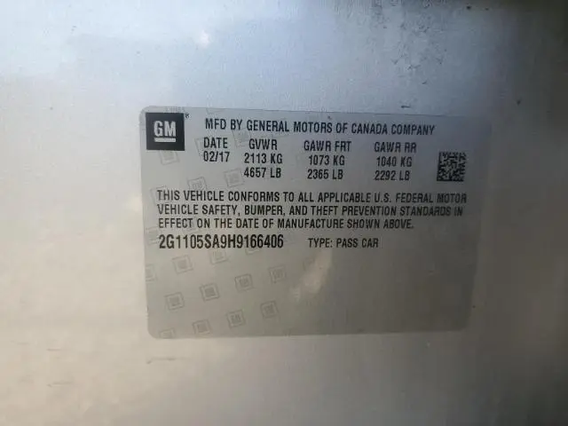 2017 CHEVROLET IMPALA LT