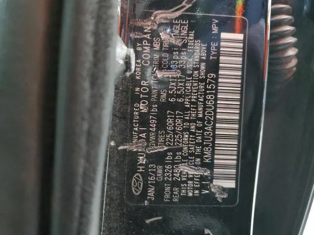 2013 HYUNDAI TUCSON GLS  