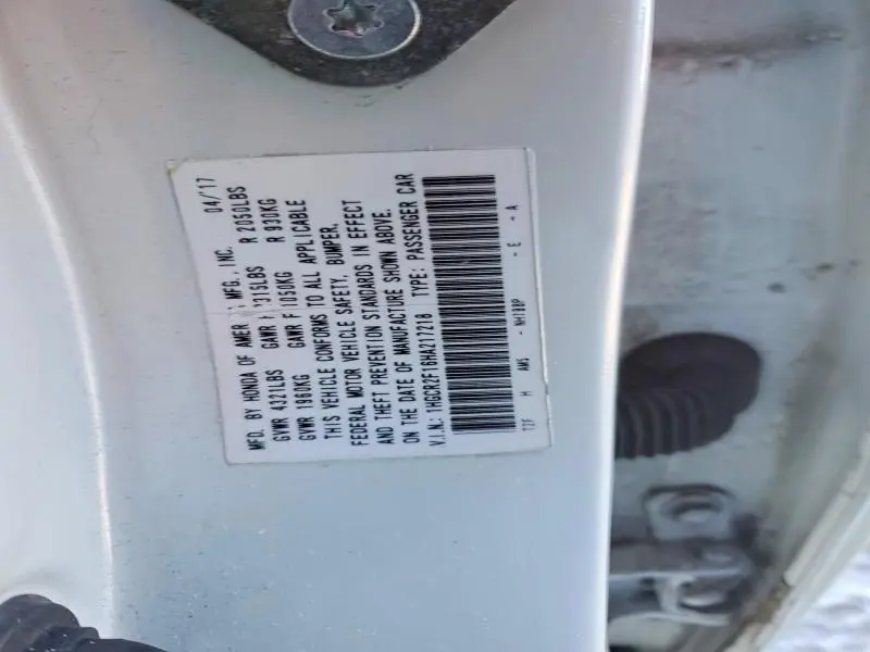 2017 HONDA ACCORD SPORT SPECIAL EDITION  