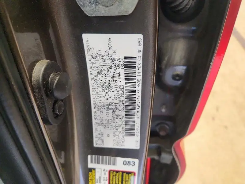 2013 TOYOTA TACOMA V6  