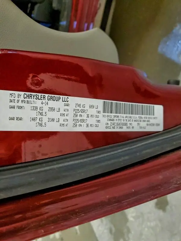 2014 CHRYSLER TOWN & COUNTRY TOURING  