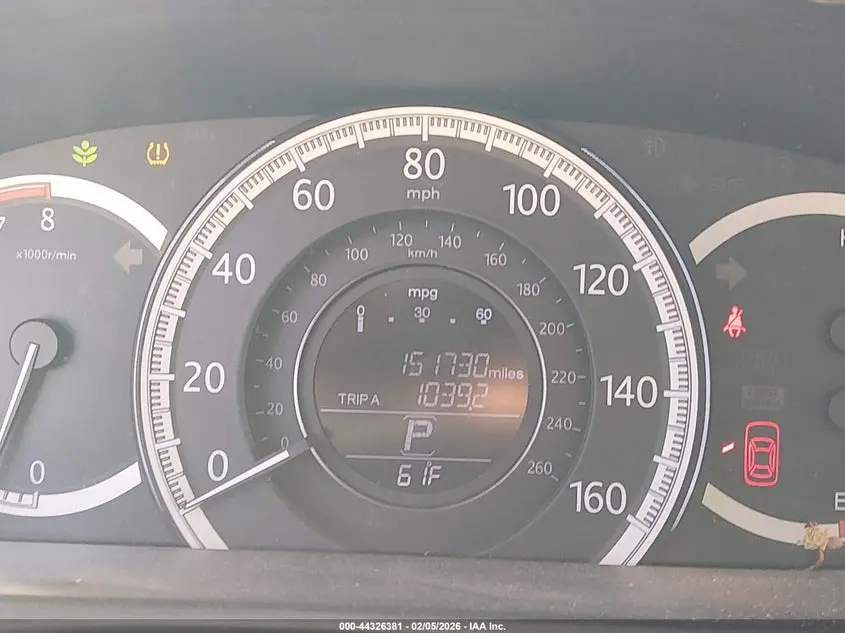 2015 HONDA ACCORD EX-L
