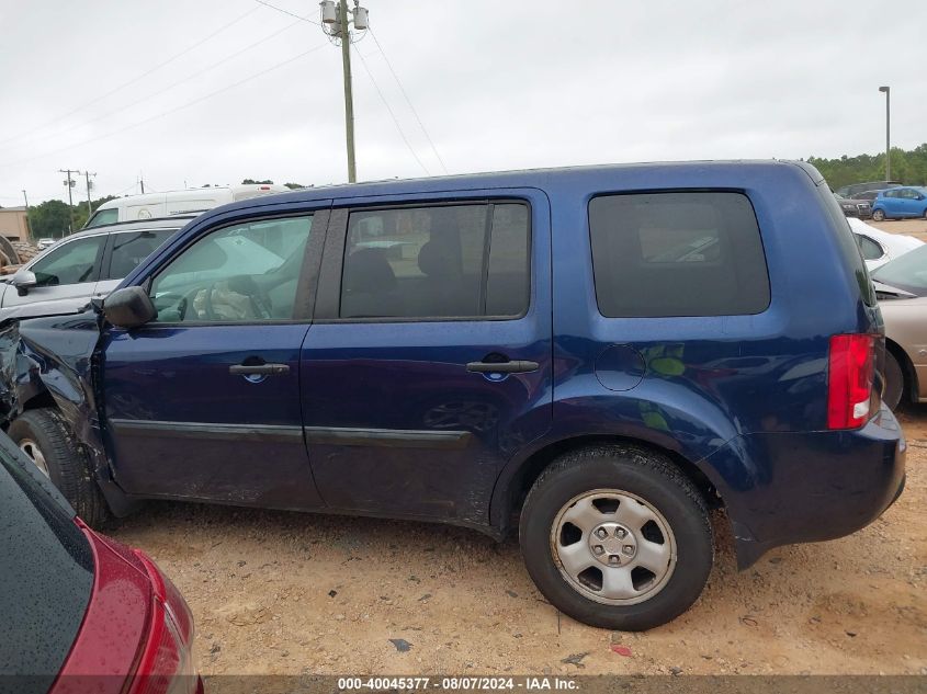 2013 HONDA PILOT LX