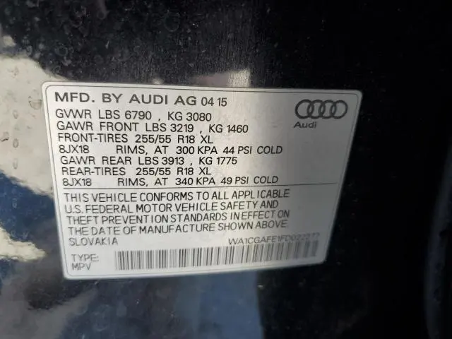 2015 AUDI Q7 PREMIUM  