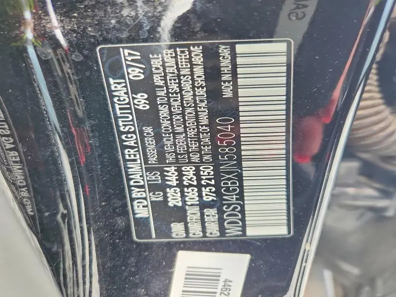 2018 MERCEDES-BENZ CLA 250 4MATIC  