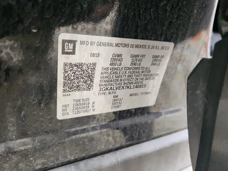 2019 GMC TERRAIN SLT  