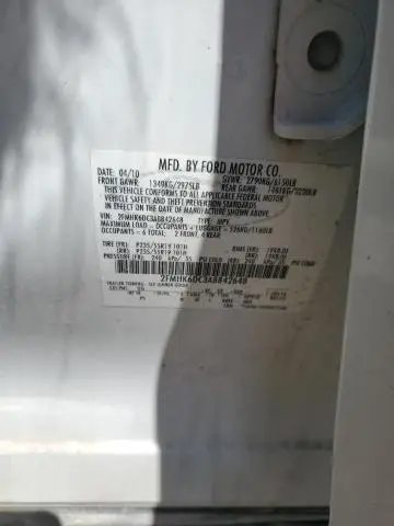 2010 FORD FLEX LIMITED  