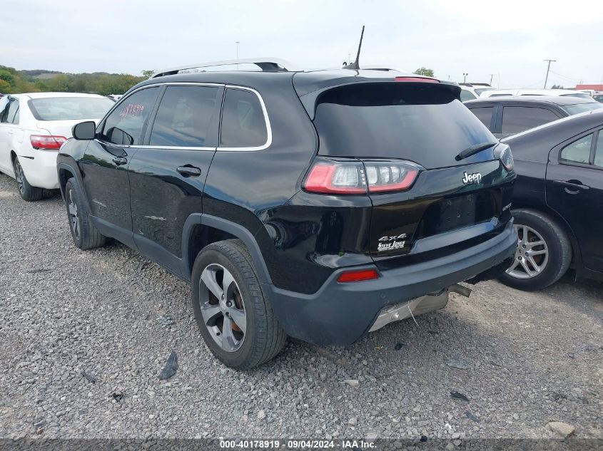 2019 JEEP CHEROKEE LIMITED 4X4