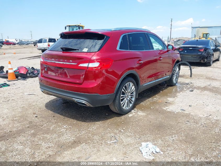 2018 LINCOLN MKX RESERVE