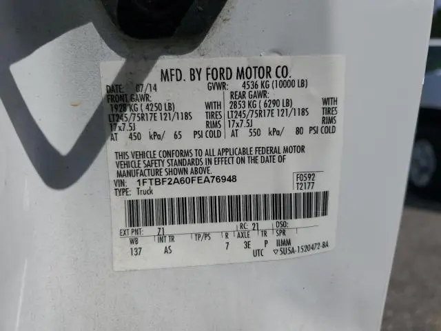 2015 FORD F250 SUPER DUTY  