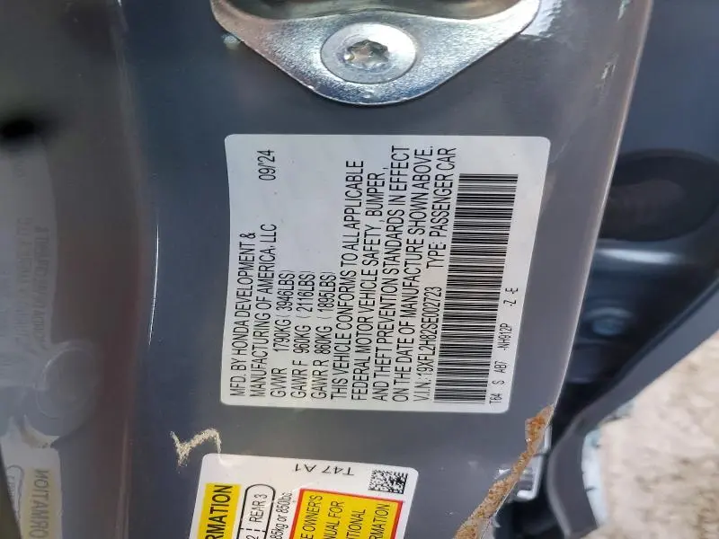 2025 HONDA CIVIC SPORT  