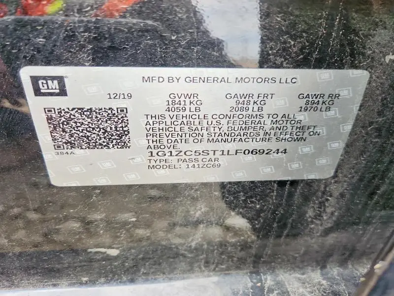 2020 CHEVROLET MALIBU LS  