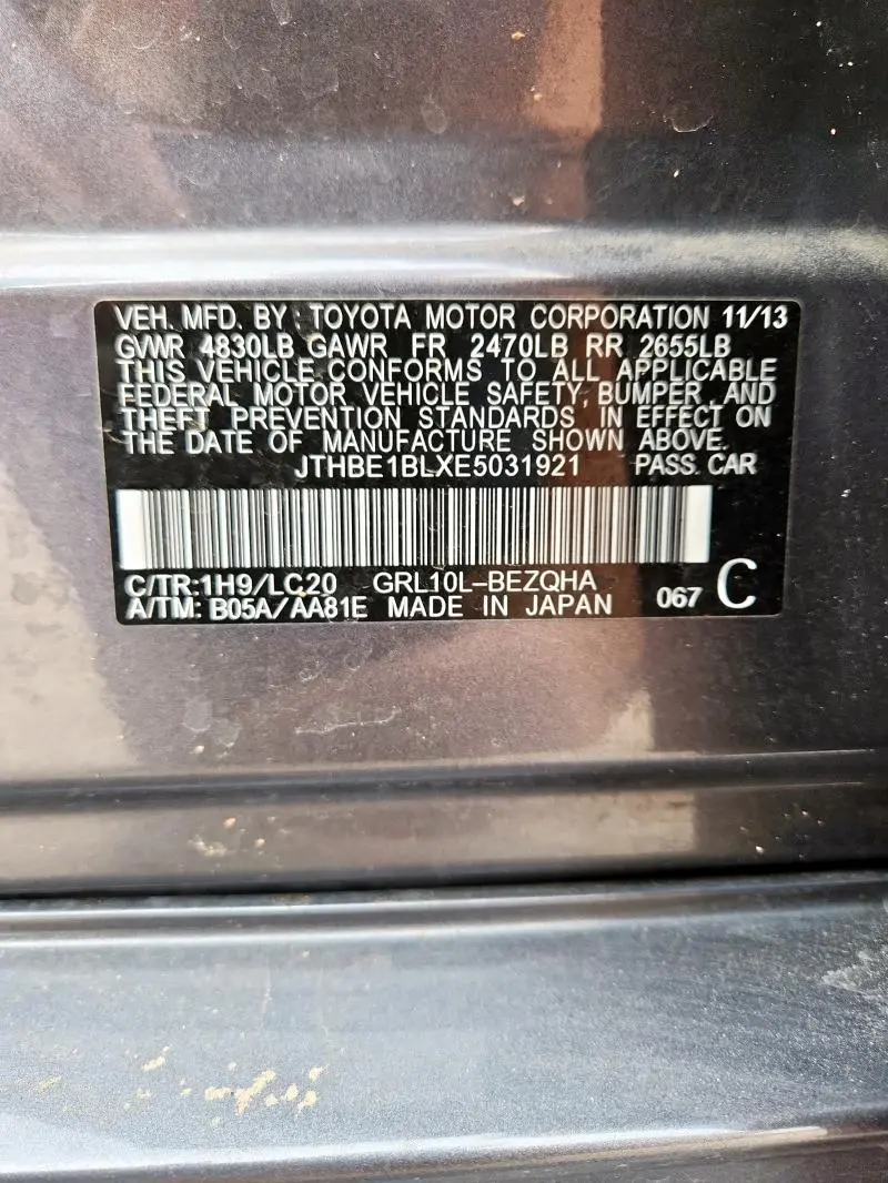 2014 LEXUS GS 350  