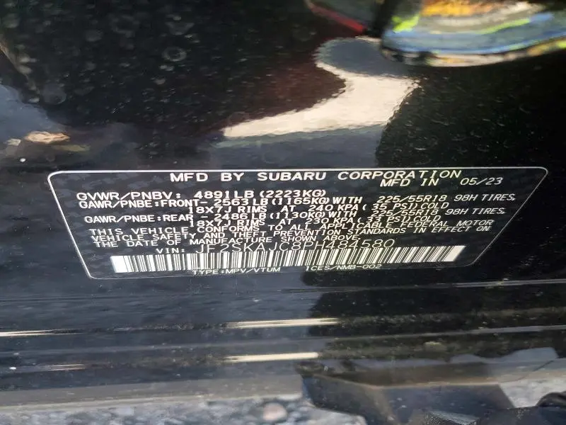 2023 SUBARU FORESTER SPORT  