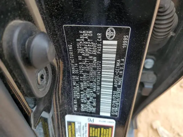 2014 TOYOTA CAMRY L  