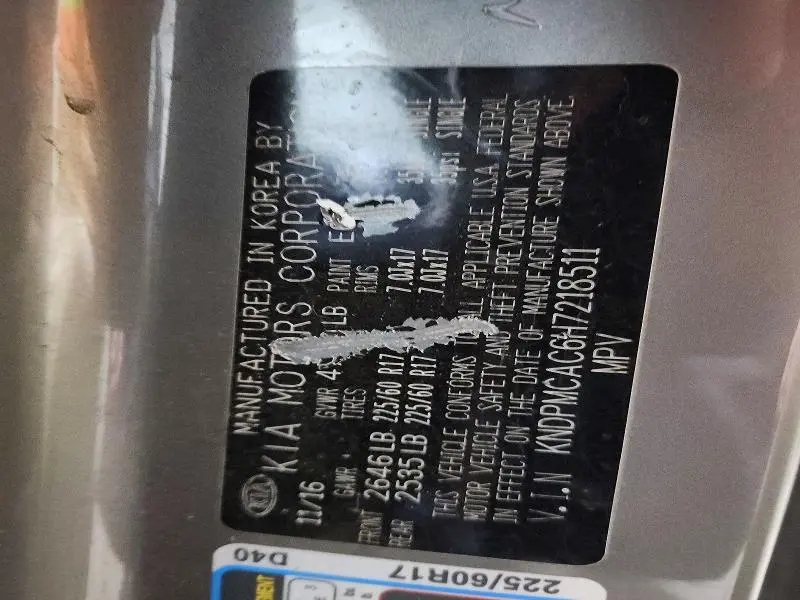 2017 KIA SPORTAGE LX  