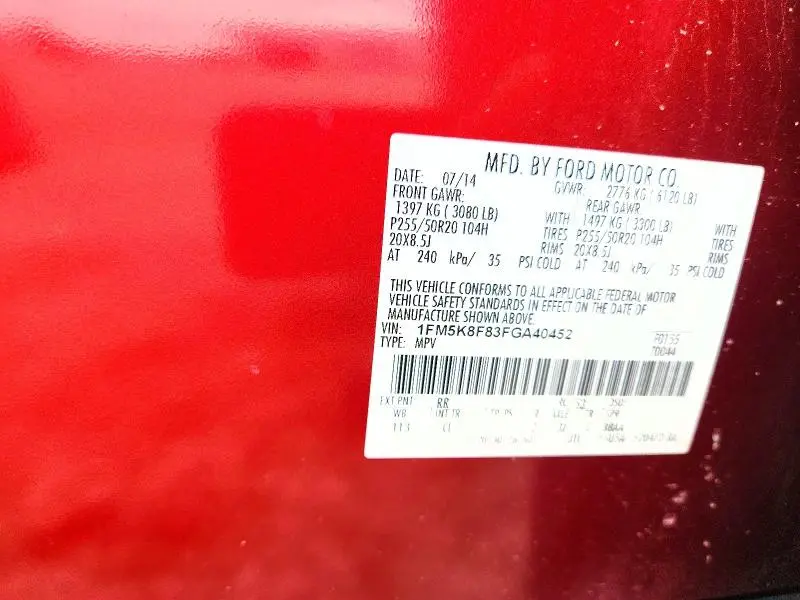 2015 FORD EXPLORER LIMITED  