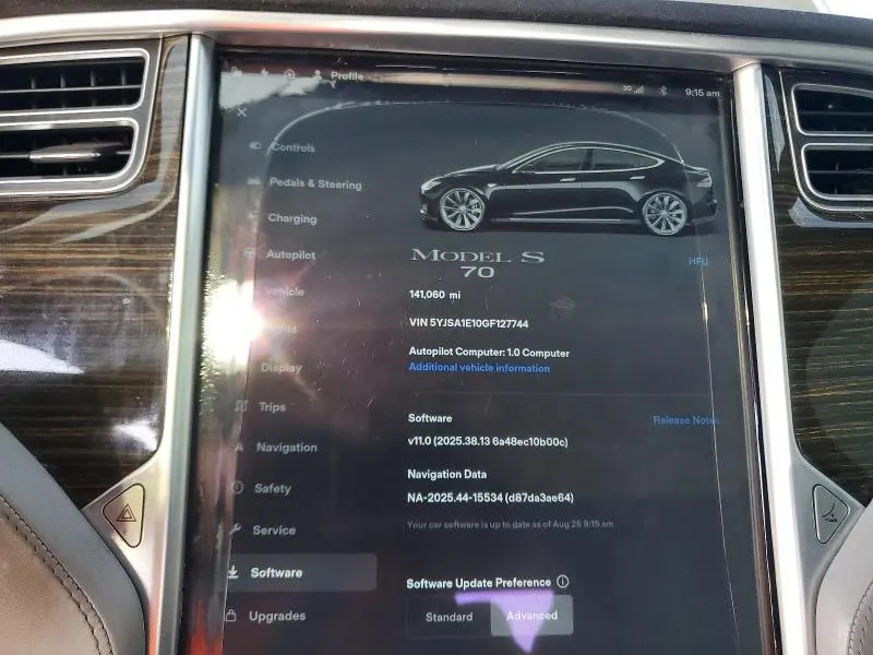 2016 TESLA MODEL S   