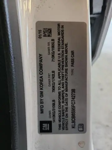 2015 CHEVROLET SPARK LS  