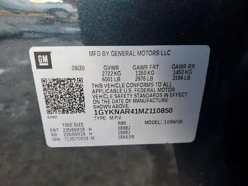 2021 CADILLAC XT5 LUXURY  