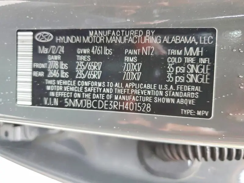 2024 HYUNDAI TUCSON SEL  