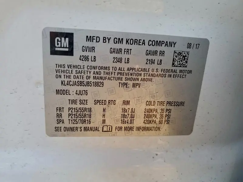 2018 BUICK ENCORE PREFERRED  