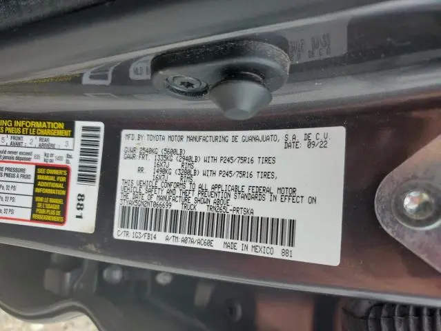 2022 TOYOTA TACOMA DOUBLE CAB  