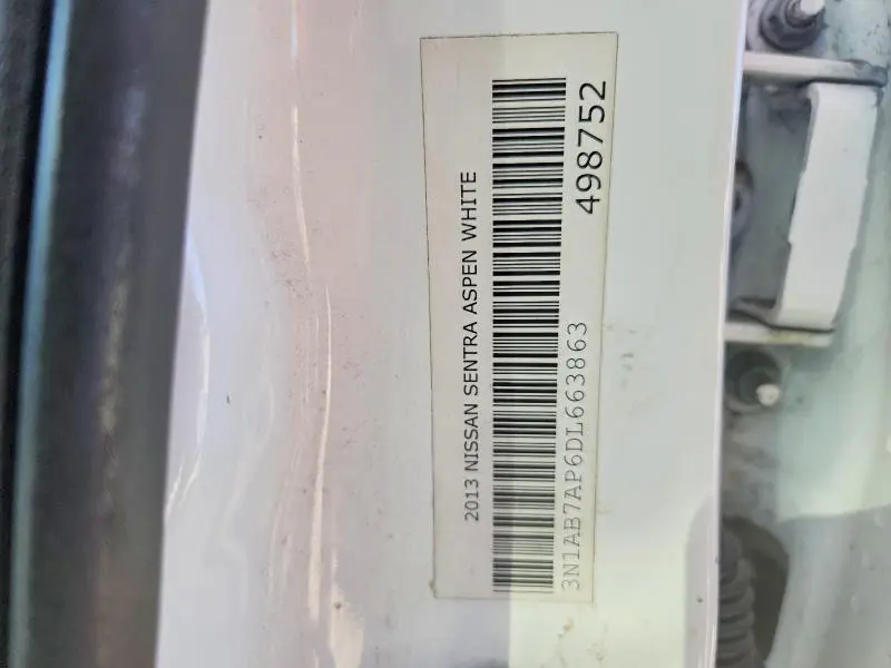 2013 NISSAN SENTRA S  