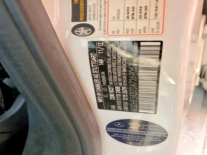 2013 MERCEDES-BENZ E 350  