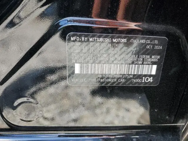 2024 MITSUBISHI MIRAGE G4 ES  