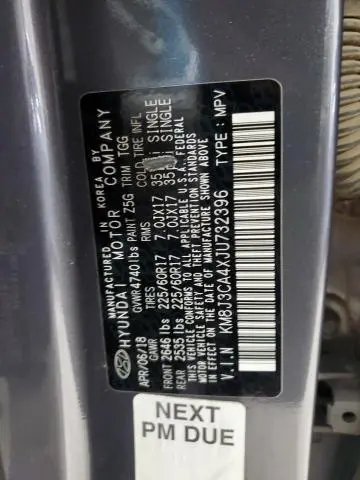 2018 HYUNDAI TUCSON SEL  