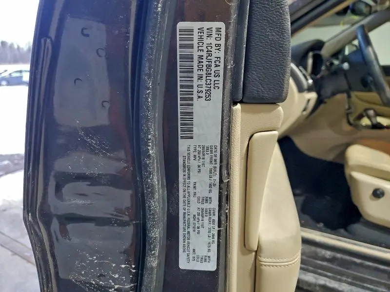 2020 JEEP GRAND CHEROKEE LIMITED  