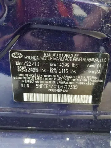 2013 HYUNDAI SONATA GLS  